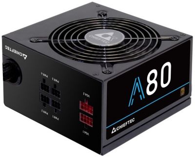 Блок живлення CHIEFTEC A-80  (650W), >85%, 120мм, 1xMB 24pin(20+4), 1xCPU 8pin(4+4), 4xMolex, 6xSATA