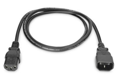 Кабель живлення DIGITUS C13 > C14, 1.2м, чорний