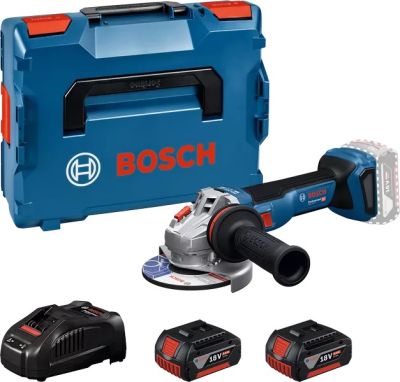 Шліфмашина кутова акумуляторна Bosch Professional GWS 18V-11 125мм 18В 2x5А·год 0-9000об/хв 1.7кг ке