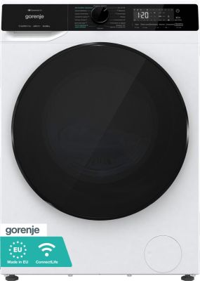 Прально-сушильна машина Gorenje фронтальна, 10.5(6)кг, 1400, A+, 60см, дисплей, пара, інвертор, Wi-F