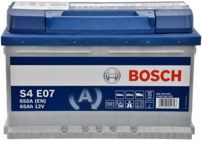 Акумулятор Bosch S4 12В 65Аг 650А R+ (0 092 S4E 070)