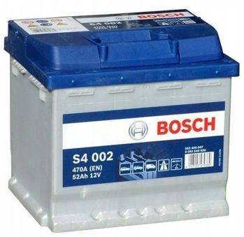 Акумулятор Bosch S4 12В 52А·год 470А R+ (0 092 S40 020)