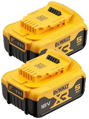 Акумулятор DeWalt 18В XR Li-lon 2х5А·год 1.3кг, 2шт
