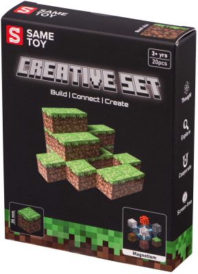 Конструктор магнітний Same Toy Creative Set Grass 20ел