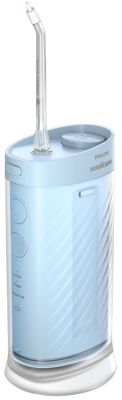 Іригатор Philips портативний Sonicare Compact Flosser 1000, чаша 200 мл, складний, голубий