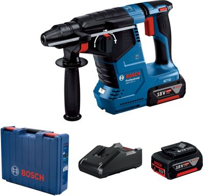 Перфоратор акумуляторний Bosch Professional GBH 187-LI SDS-Plus 18В 2х5А·год 2.4Дж 2.9кг кейс