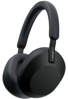 Навушники Over-ear Sony WH-1000XM5 BT 5.2, ANC, Hi-Res, AAC, LDAC, Wireless, Mic, Чорний