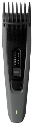 Машинка для стриження  Philips Series 3000, акум., роторний мотор, насадок-2, сталь, чорно-сірий