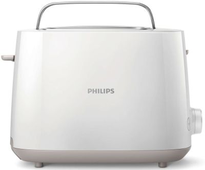 Тостер Philips Daily Collection 830Вт, пластик, білий