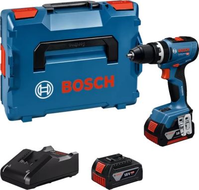 Шурупокрут-дриль ударний акумуляторний Bosch Professional GSB 18V-65 18В 2х5А·год 31·65Нм 0-2100об/х