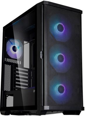 Корпус Zalman Z10 Plus без БЖ, 2xUSB3.0, 1xUSB Type-C, 3x140мм ARGB, 1x120мм ARGB, VGA 395мм, LCS re