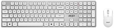 Комплект клавіатура та миша MSI FORGE K210 W COMBO WHITE UA, Wireless