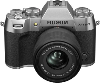 Цифр. фотокамера Fujifilm X-T50 + XC 15-45mm F3.5-5.6 Kit  Silver