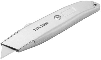 Ніж будівельний трапецієподібний Tolsen, корпус з алюмінію, 150мм