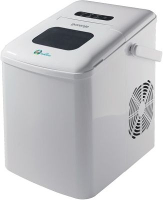 Льодогенератор побутовий Gorenje, 12кг/добу, 1.8л, дисплей, білий