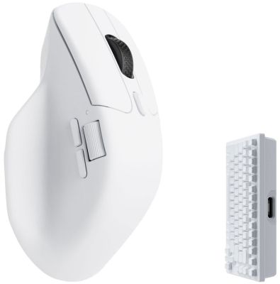 Миша Keychron M6 BT/WL/USB-A/USB-C, 4K, білий