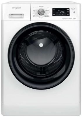 Прально-сушильна машина Whirlpool фронтальна, 9(7)кг, 1600, A, 60см, дисплей, пара, інвертор, білий