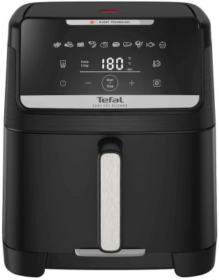 Мультипіч Tefal Easy Fry Silence XXL, 1800Вт, чаша-7л, сенсорне керув., 10 програм, пластик, чорний