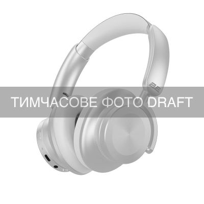 2E Навушники Over-ear SVOЇ Pro, BT 5.4, IPX4, SBC, AAC, ANC, Mic, Сріблястий