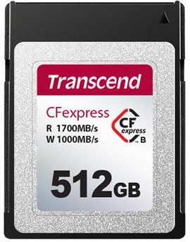 Карта пам'яті Transcend CFexpress 512GB Type B R1700/W1000MB/s