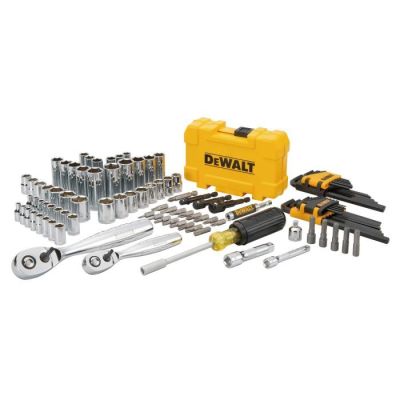 Набір головок, біт, шестигранних ключів DeWALT, 1/4", 3/8", кейс, 108шт