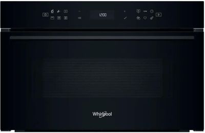 Мікрохвильова піч Whirlpool вбудована, 31л, електронне упр., 1000Вт, гриль, дисплей, чорний