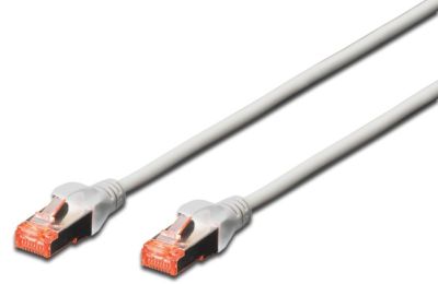Патч-корд DIGITUS CAT 6 S-FTP, 10м, AWG 27/7, LSZH, сірий