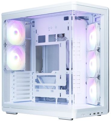 Корпус Zalman P60 без БЖ, 2xUSB3.0, 1x Type C, 3x120мм ARGB Reverse, 2x120мм ARGB, VGA 435мм, LCS re