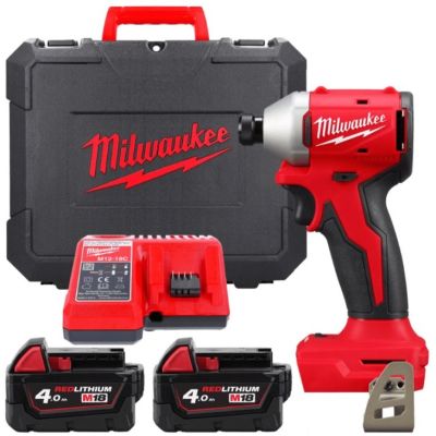 Гвинтоверт ударний акумуляторний Milwaukee M18 BLIDRC-402C 18В АКБ 2х4А·год 190Нм 0-3600об/хв ЗП M12