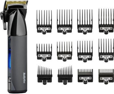 Машинка для стриження  Babyliss Super-X Metal Series, акум., насадок-12, сталь з графітовим покриття