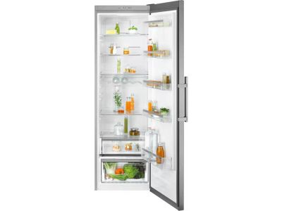 Холодильна камера Electrolux, 186x60х65, 390л, E, ST, інв., зона св-ті, нерж