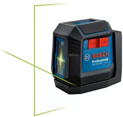 Нівелір лазерний Bosch Professional GLL 12-22 G до 12м 0.3мм/м зелений промінь чохол 0.35кг