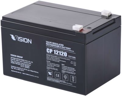 Акумуляторна батарея Vision CP, 12В, 12А•год, AGM