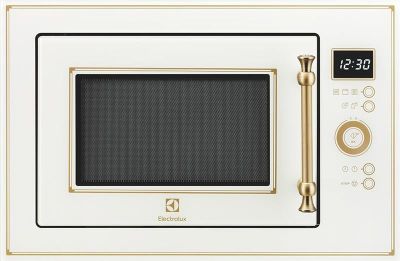 Мікрохвильова піч Electrolux вбудована Rococo, 25л, електрон. керування, 900Вт, гриль, дисплей, шамп
