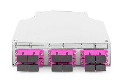 Оптичний бокс DIGITUS DIN Rail, 6xSC DX, OM4, в комплекті