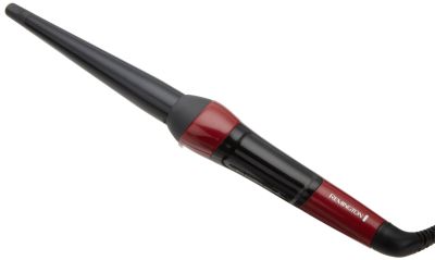 Плойка Remington Silk Curling, конусна, >300Вт, D-13-25mm, 120-220С, кераміка, чорно-червоний
