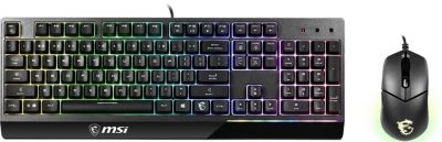 Комплект клавіатура та миша MSI Vigor GK30 COMBO UA USB, EN/UKR/RU, RGB, чорний