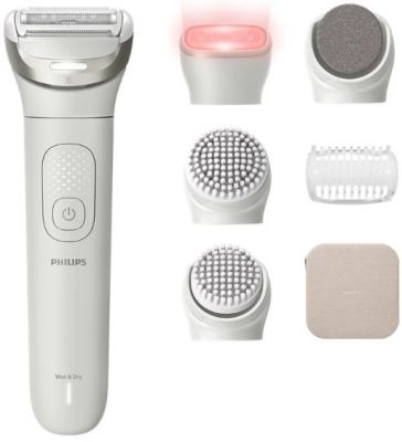 Епілятор Philips Series 9900 дисковий, аккумул., пінцет.-32, волог.+сух., насадок-6, футляр, білий