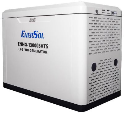 Генератор газовий EnerSol ENNG-13000SATS, LPG\NG, 230В, 12.0-13.0кВт, електростартер, АВР, 234.0кг
