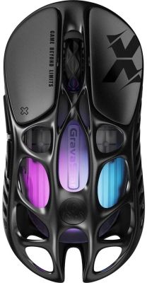 Миша GravaStar Mercury X, BT/WL/USB-A, RGB, чорний