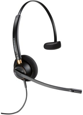 Гарнітура комп'ютерна моно On-ear Poly EncorePro 510, Quick Disconnect, всеспрямований, чорний