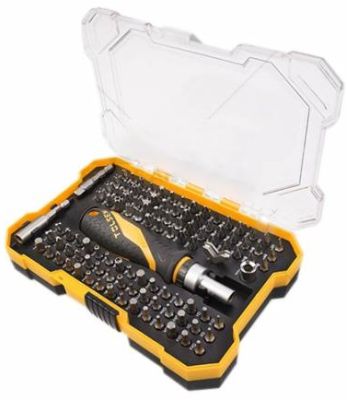 Біти Tolsen, подовжувач, бітотримач, SL,PH,PZ, Torx, кейс, набір 105шт