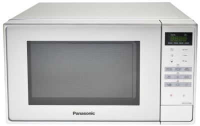 Мікрохвильова піч Panasonic, 20л, електр.управл., 800Вт, дисплей, сріблястий