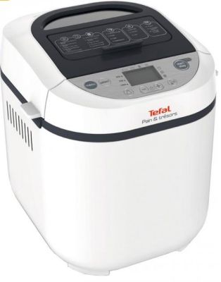 Хлібопічка Tefal Pain&amp;Tresor Pain&amp;Tresor 700Вт, програм-1, макс.вага -1кг, форма-прямокутник, пласти