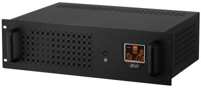 Джерело безперебійного живлення 2E RE2000, 2000VA/1200W, RM 3U, LCD, USB, 2xSchuko
