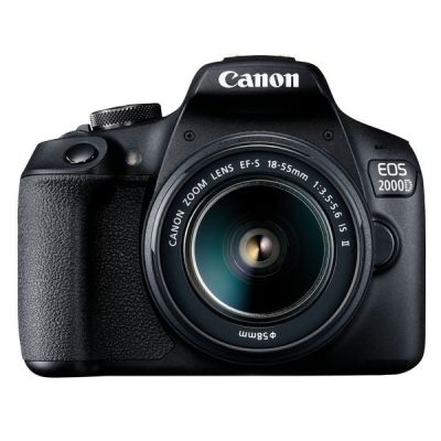 Цифр. фотокамера дзеркальна Canon EOS 2000D + об`єктив 18-55 IS II + сумка SB130 + карта пам'яті SD1