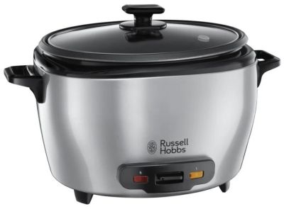 Рисоварка Russell Hobbs MaxiCook, 1000Вт, чаша-5л, електронне керув., нерж. сталь, чорний