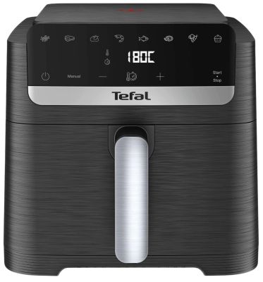 Мультипіч Tefal Easy Fry Mega Compact, 1700Вт, чаша-7.5л, сенсорне керув., 8 програм, пластик, чорни