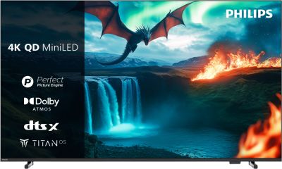 Телевізор 55" Philips MiniLED 4K 60Hz Smart Titan OS Black