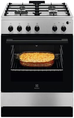 Плита Electrolux газова, 59л, 60x60см, нерж